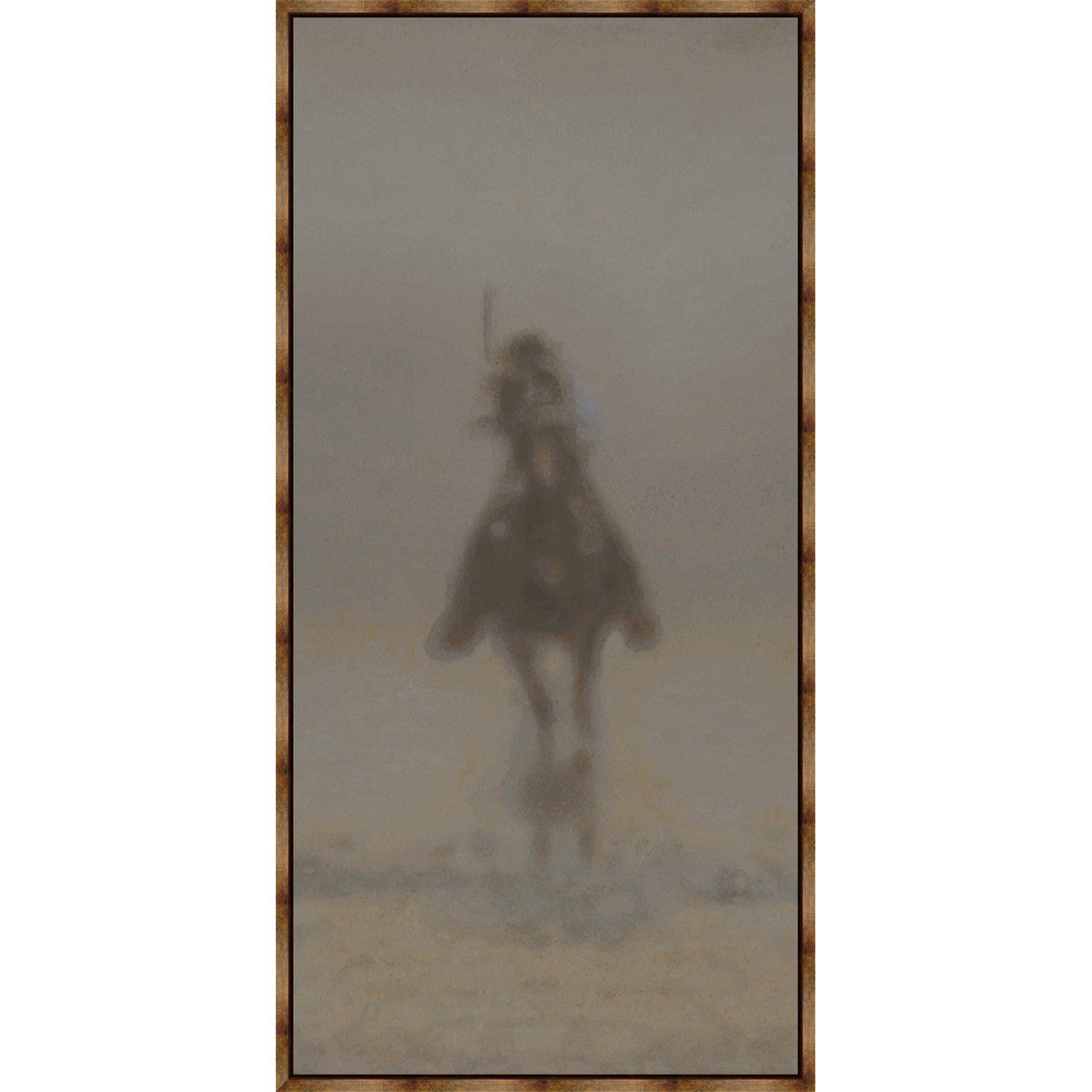 Dust Rider III Framed Canvas
