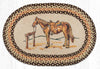 Waiting Horse Oval Patch Rug