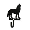Standing Wolf Small Wall Hook