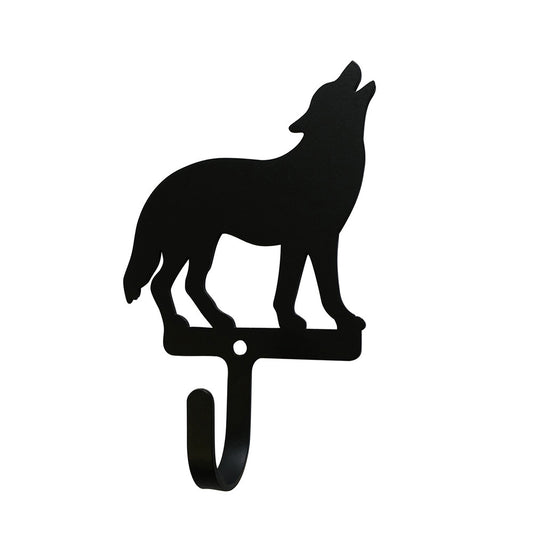 Standing Wolf Small Wall Hook