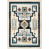 Crosswinds Turquoise Rug - 8 x 11