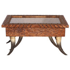 Horn Collection Shadow Box Coffee Table - Small