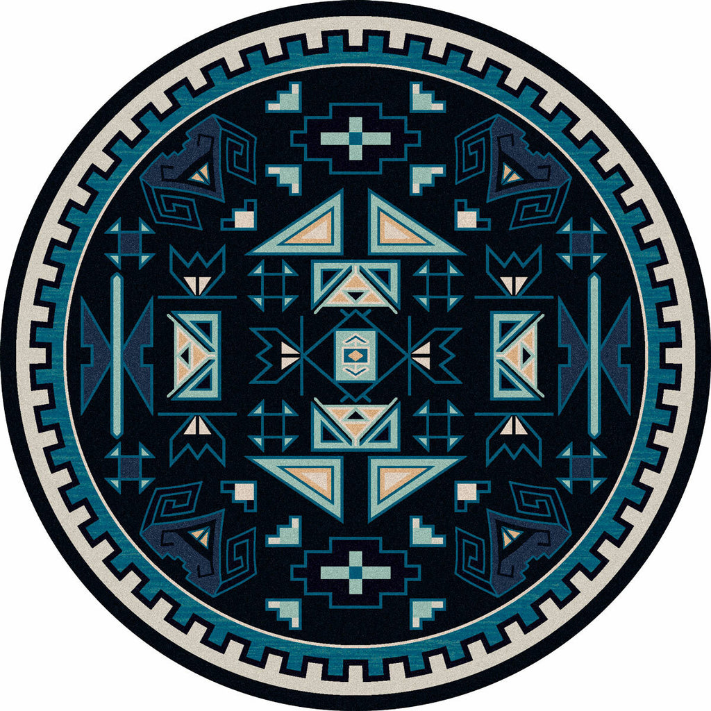 Blue Valley Rug - 8 Ft. Round