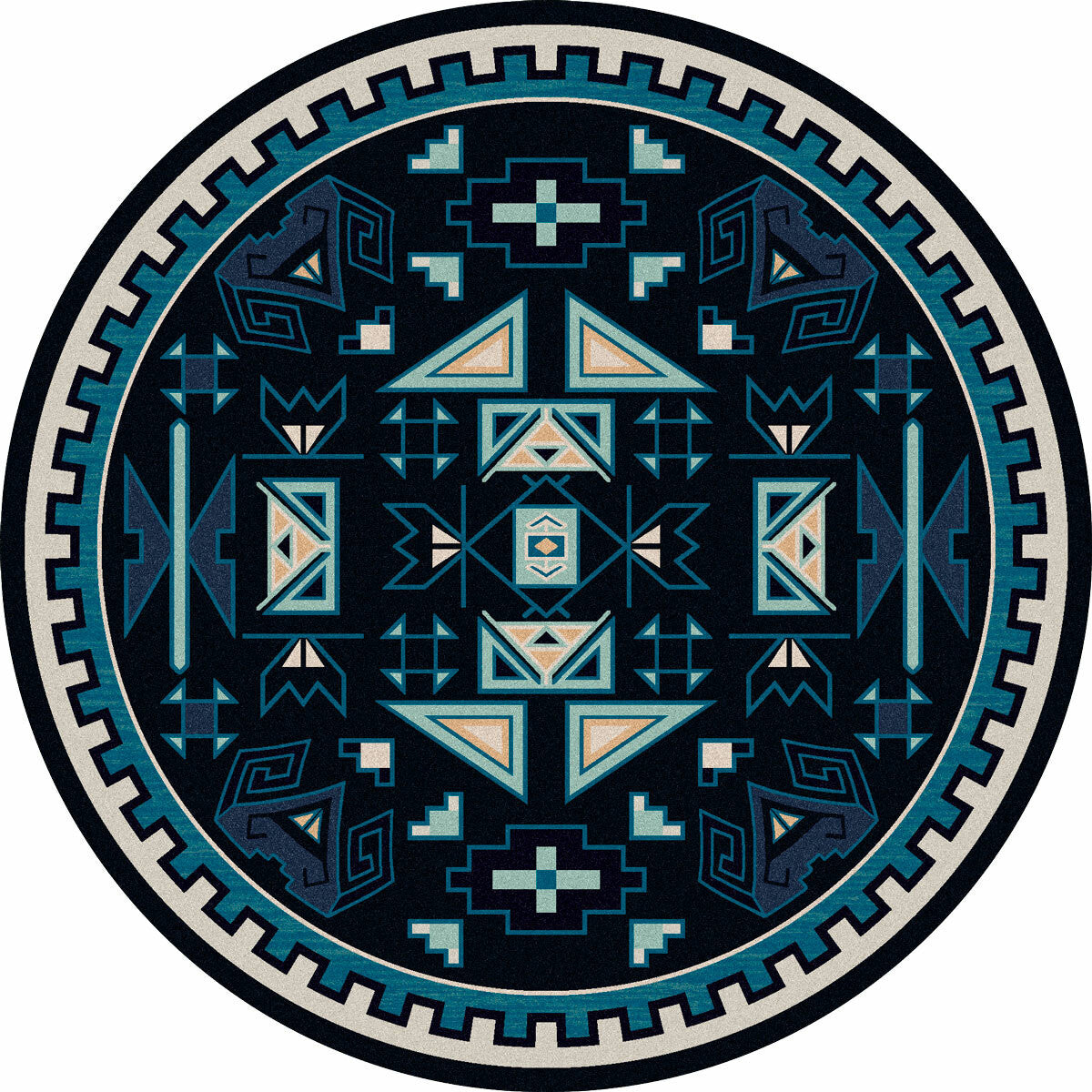 Blue Valley Rug - 8 Ft. Round