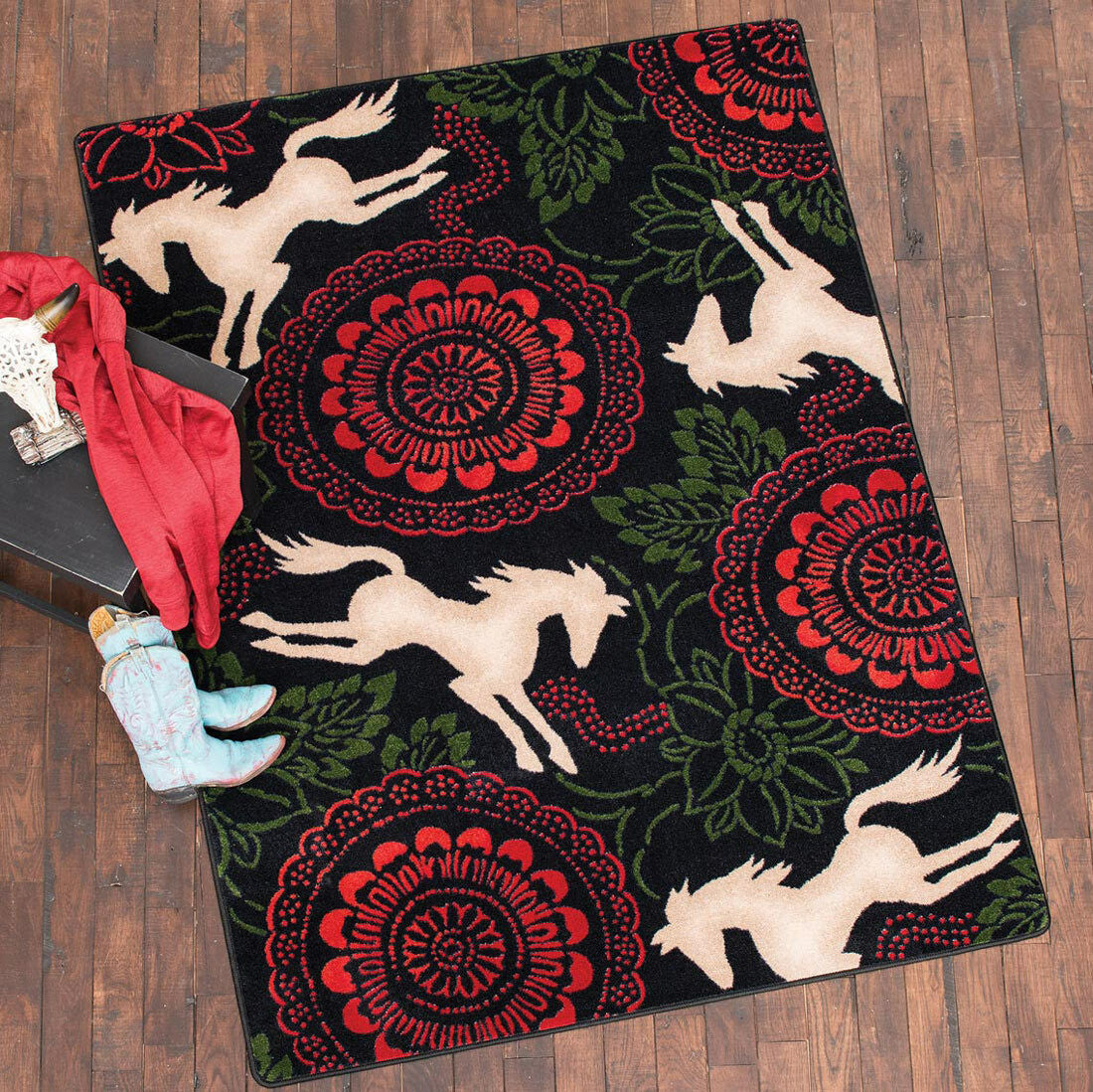 Wild Horses Rug - 5 x 8
