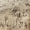 Ranch Hand Toile Western Throw