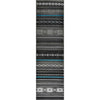 Mexicali Graphite Rug - 2 x 7