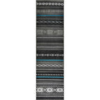 Mexicali Graphite Rug - 2 x 7