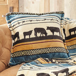 Cattle Pasture Plush Sherpa Pillow