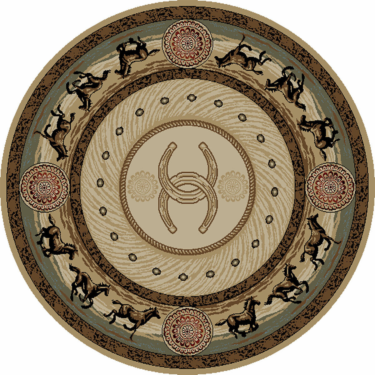 Gallop Horse Rug - 8 Ft. Round