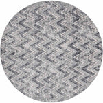 Pueblo Charcoal Rug - 8 Ft. Round