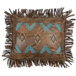 Desert Dance Embroidered Diamonds Pillow