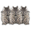 Printed Double Zebra Cowhide Rug