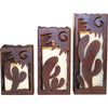 Desert Sun Candleholders - Set of 3