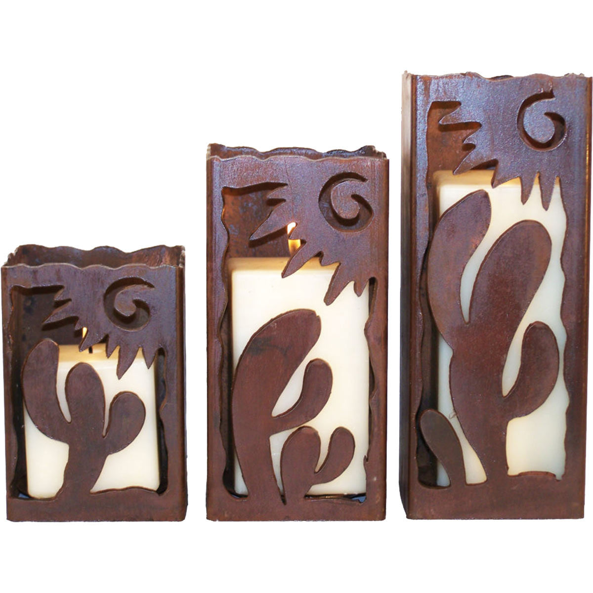 Desert Sun Candleholders - Set of 3