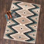 River Crosses Rug - 2 x 8