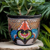 Orange Flower Planter