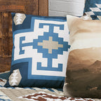 Blue Canyon Cross Accent Pillow - CLEARANCE