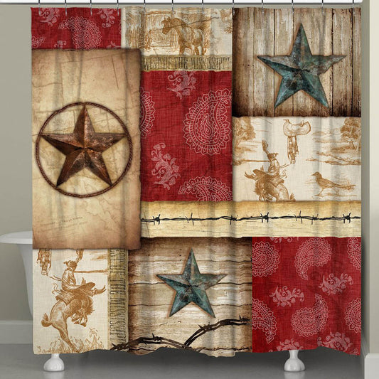 Cowboy Caravan Shower Curtain- SALE