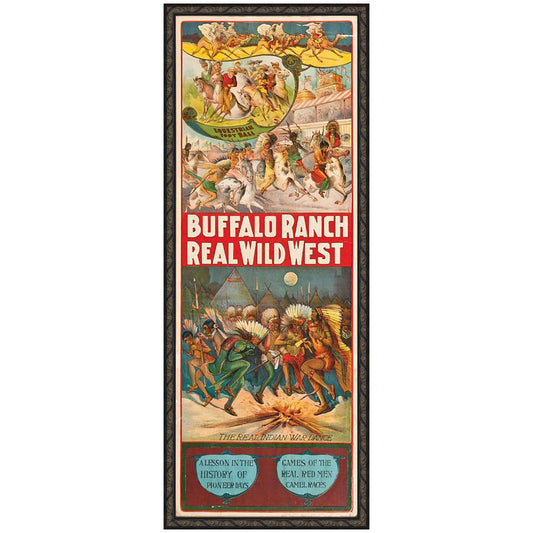 Wild West Show II Canvas Art