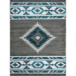 Hacienda Graphite Rug - 8 x 10