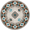 Whiskey River Glacier Rug - 8 Ft. Round