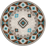 Whiskey River Glacier Rug - 8 Ft. Round