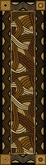 Hand Coiled Natural Rug - 2 x 8