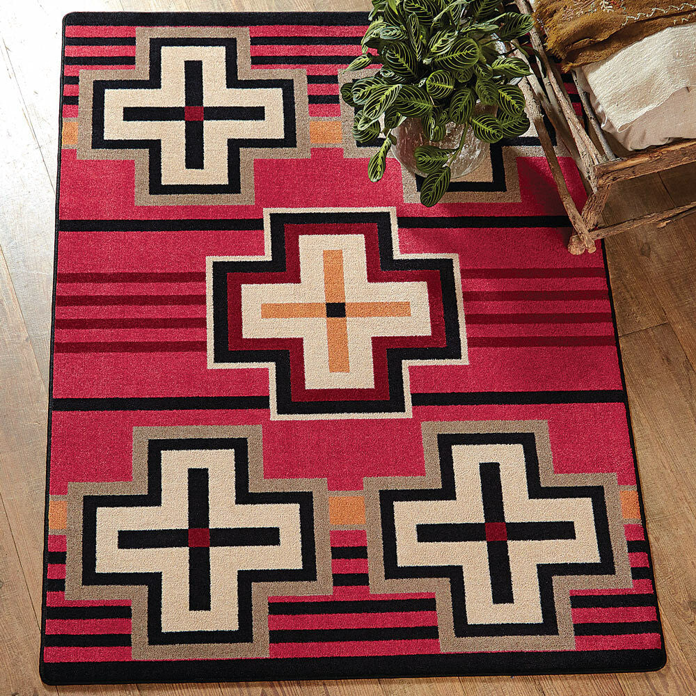 Bounty Red Southwestern Rug - 5 x 8