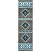 Hacienda Graphite Rug - 2 x 7