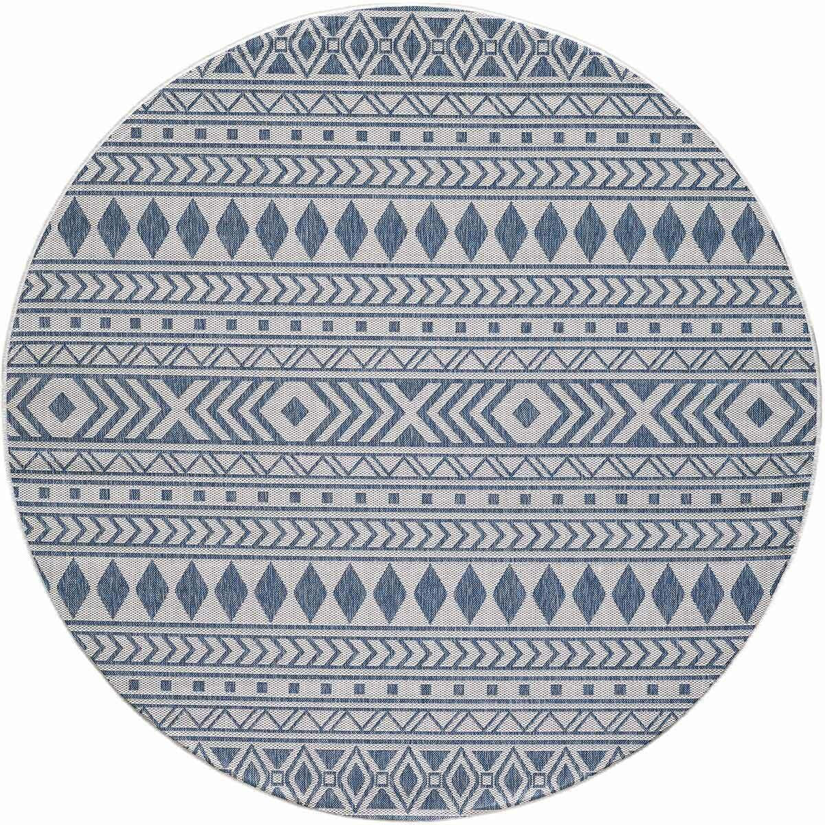 Blue Canyon Indoor/Outdoor Rug - 8 Ft. Round