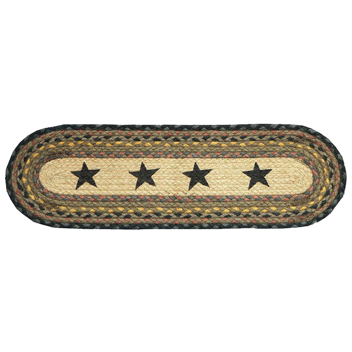 Farmhouse Star Stair Treads - Set of 2