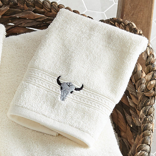 Buffalo Ridge Ivory Wash Cloth - CLEARANCE