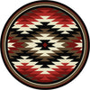 Star Burst Southwestern Rug - 8 Ft. Round
