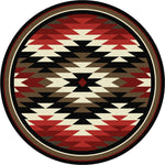 Star Burst Southwestern Rug - 8 Ft. Round