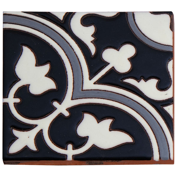 Baja Blue Clay Tiles - Set of 12