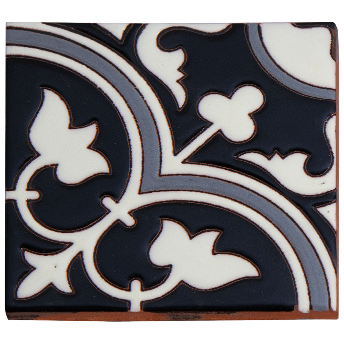 Baja Blue Clay Tiles - Set of 12