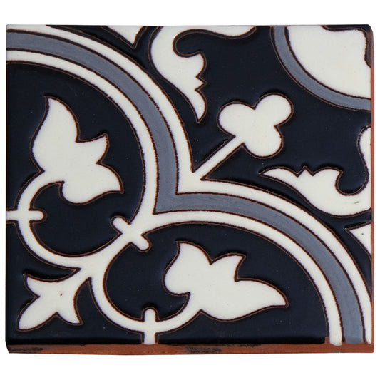 Baja Blue Clay Tiles - Set of 12