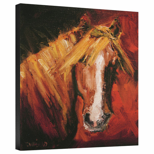 Katie Horses Gallery Wrapped Canvas