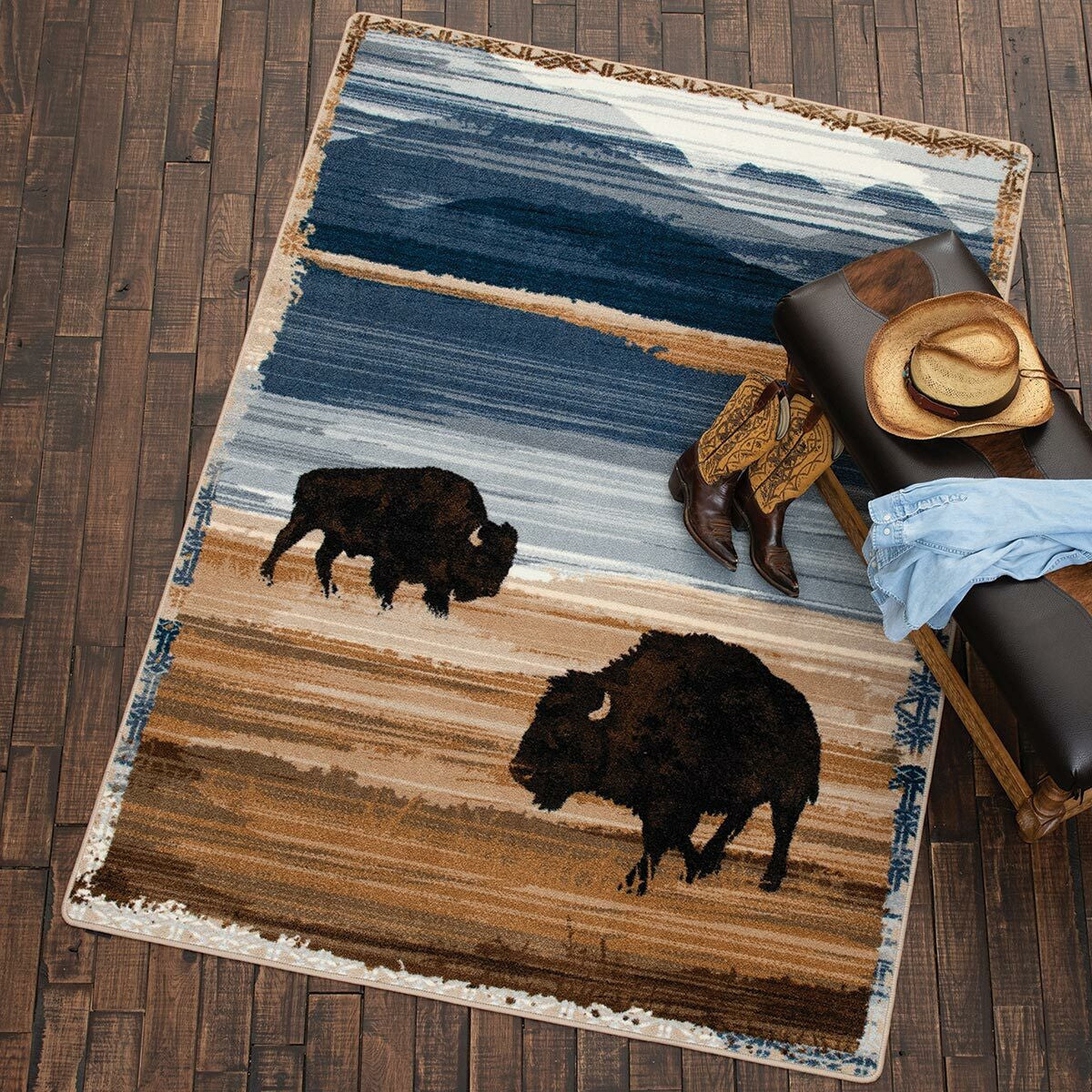 Buffalo Plains Rug - 3 x 4