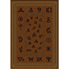 Cowboy Brands Dark Rug - 4 x 5