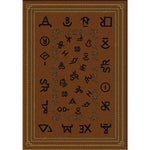 Cowboy Brands Dark Rug - 4 x 5