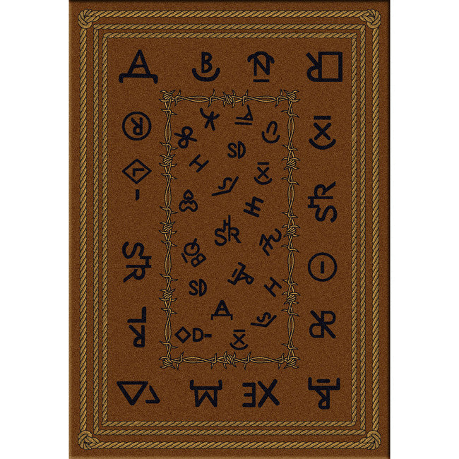 Cowboy Brands Dark Rug - 4 x 5