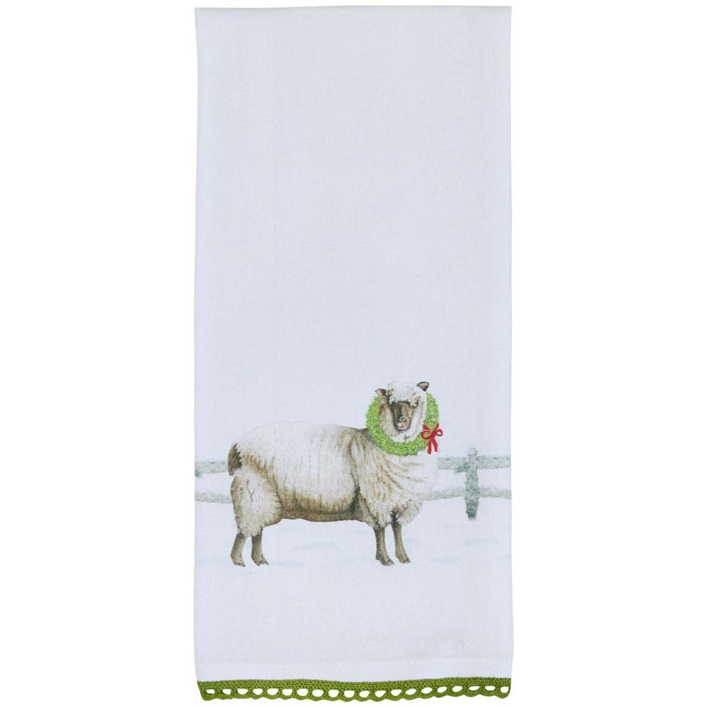 Joyful Sheep Dishtowels - Set of 4