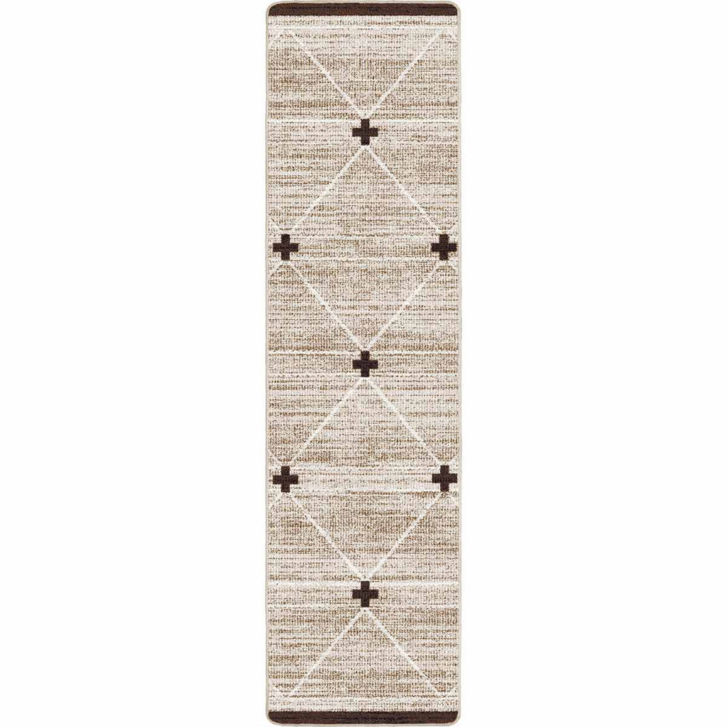 Crosspoint Brown Rug - 2 x 8