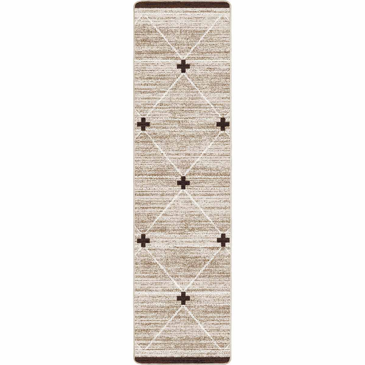 Crosspoint Brown Rug - 2 x 8