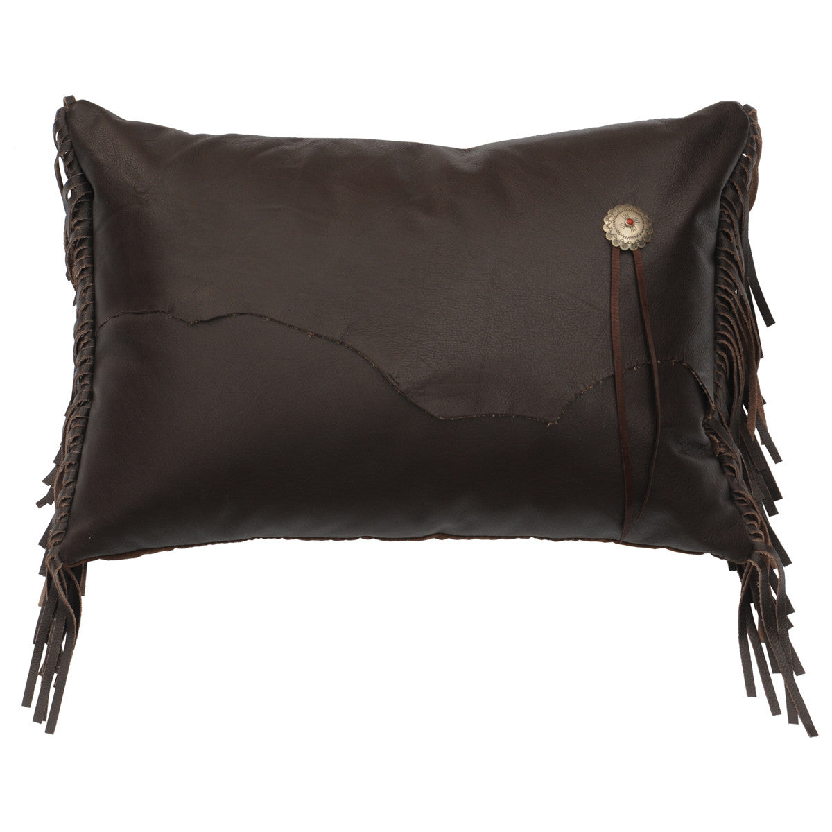 Yellowstone III Rectangular Pillow with Fabric Reverse