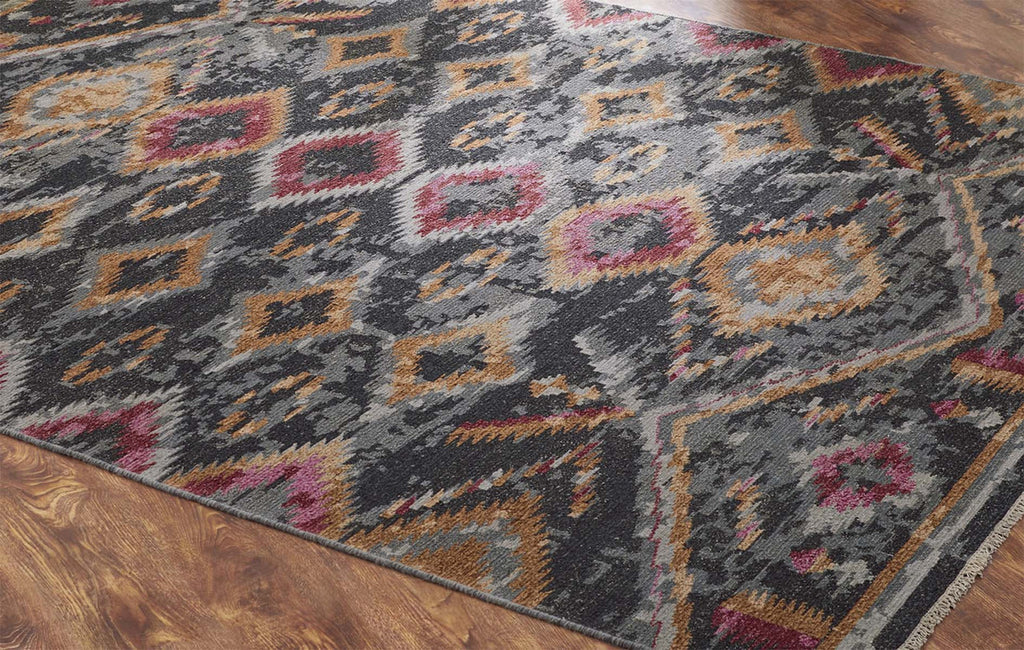 Midnight Trails Western Rug - 3 x 10