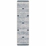 Crosspoint Blue Rug - 2 x 8