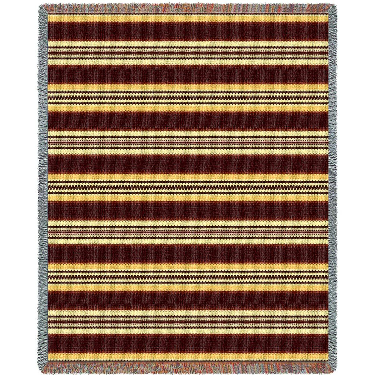 Southwest Saddleblanket Gold Throw